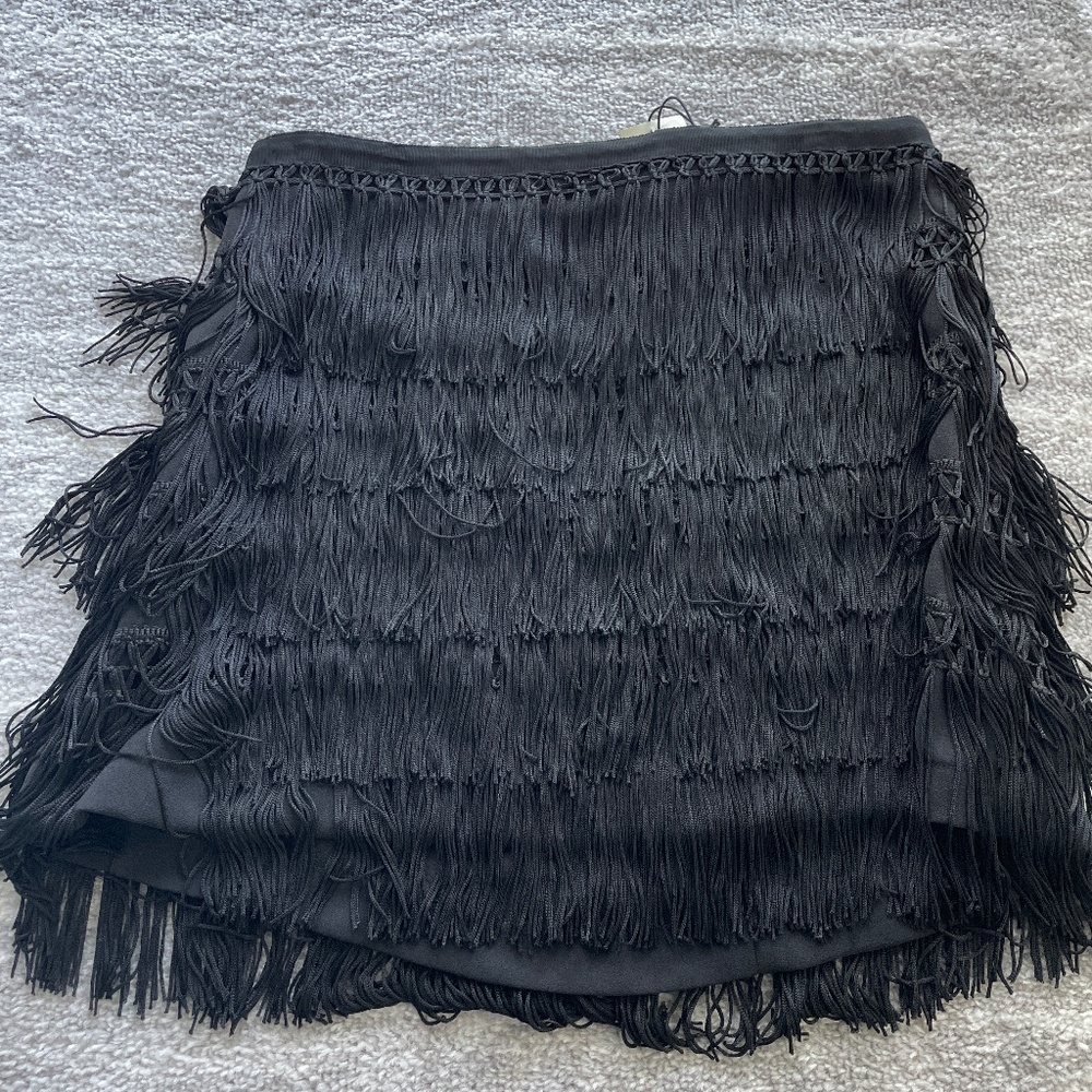 Scotch & Soda Fringe mini skirt NWT